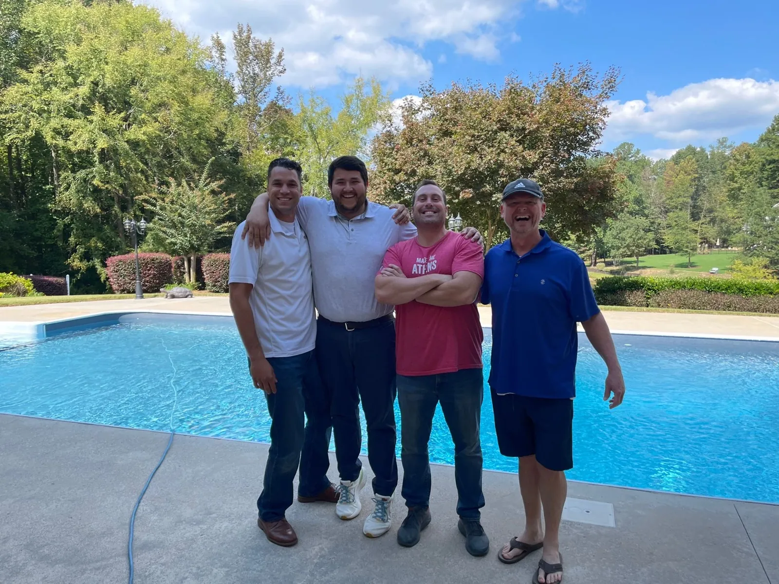 The Fairway Elevator team, candid